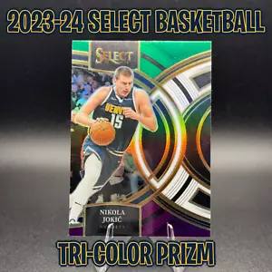 2023-24 Panini Select 🏀 #169 Nikola Jokic Tri-Color Prizm Denver Nuggets - Picture 1 of 2