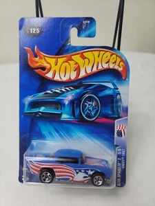 2004 Hot Wheels Star Spangled 2 Series Chevy 1957 #125 (5-spoke) - Picture 1 of 8