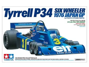 TAMIYA 1:20 KIT AUTO F1 TYRRELL P34 SIX WHEELER JAPAN GP 1976 ART 20058 - Foto 1 di 4