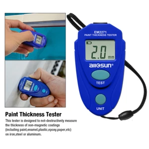 All-Sun EM2271 Digital Mini Automobile Thickness Gauge Car Paint Tester Thicknes - Picture 1 of 1