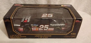 🌟 Racing Champion 1993 Nascar Hermie Sadler #25 Diecast Chevy Lumina Car Bank - Picture 1 of 2
