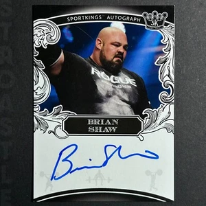 Brian Shaw 2018 Sportkings Vol. 1 On-Card Auto Uomo più Forte del Mondo (AU) - Foto 1 di 3