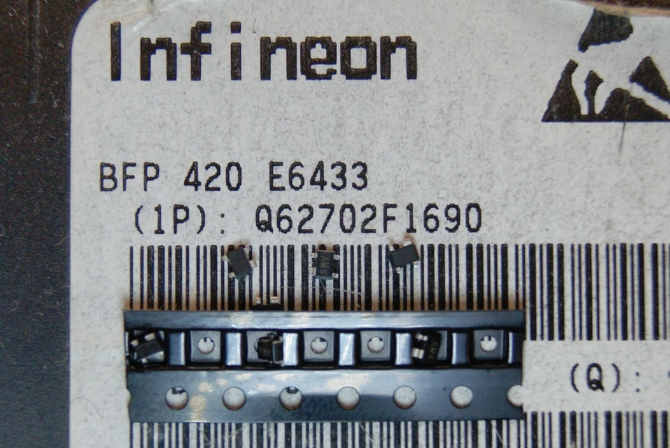 [50 Stück] BFP420 NPN SILIKON HF Transistor SMD SOT-343 SIEMENS - Bild 1 von 1