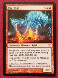 Magic The Gathering AVACYN RESTORED MALIGNUS red card MTG - Picture 1 of 2
