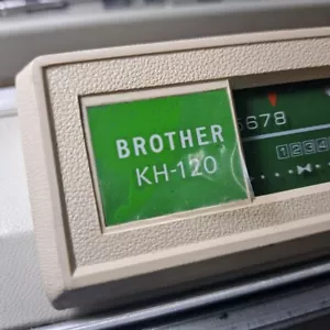 Brother KH-120 Knitting Machine with Case Maintained Test Knitted Very Good - Picture 1 of 10