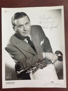 CHARLIE SPIVAK VINTAGE SIGNED JAMES J. KRIEGSMANN PHOTO, TRUMPTER, BANDLEADER - Picture 1 of 1