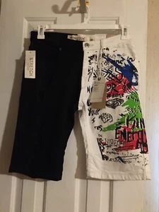 New Boys Evolution In Design Denim Shorts Sz 20 - Picture 1 of 3