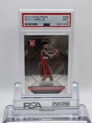 2015 Panini Prizm Kelly Oubre Jr. Rookie Basketball Card #309 PSA 9 Mint - Image 1 of 3