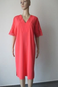 Vestido Laurel rojo, cuello en V, encaje en las mangas, talla 36 - Imagen 1 de 10