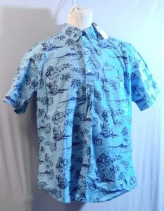 Chaps X-Large Aloha Hawaiian Button Front Shirt - Picture 1 of 8