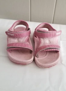 Teva toddler strappy sandals pink Size 7 Style 8098 - Picture 1 of 9