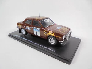 Ford Escort RS 1600 Mäkinen vincitore RAC Rally GB 74 - 1:24 Hachette WRC auto RVQ40 - Foto 1 di 7