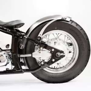 170 mm breiter runder Stahl Bobberfender u Halter Kit für VT600 Bobber +Sticker - Bild 1 von 11