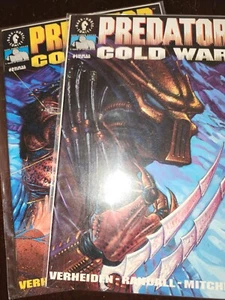 PREDATOR COLD WAR #1 & 2 1ST PRINT CVR A BRIAN STELFREEZE 1991 DARK HORSE NM - Picture 1 of 1