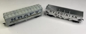 Vtg Tyco Lot of 2 HO Scale “Kraft #W.R.X. 11160” & “Virginian #VGN2610” Trains - Picture 1 of 7