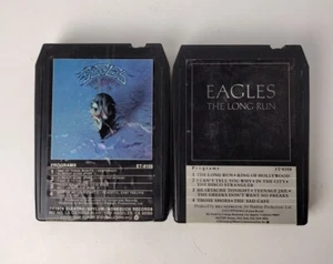 EAGLES - The Long Run & Their Greatest Hits (197-1975) 8 Track Tapes (LOT OF 2) - Picture 1 of 6