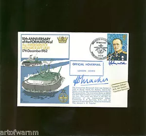 RN Serie 1 #5 10º Aniversario. Unidad aerodeslizador 1962 - Cubierta postal comercial - Imagen 1 de 1
