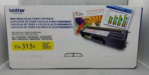 Original Brother TN315Y Tonerkassette Gelb mit hoher Kapazität NEU VERSIEGELT - Bild 1 von 8
