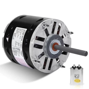 L1056 Sleeve Bearing Direct Drive Blower Motor 1/2 HP, 1075 RPM, 3 Speed, 115 V - Picture 1 of 6