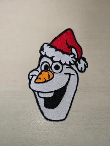Olaf Frozen Pupazzo di Neve 4 Pollici Ferro su Applique Ricamato Patch - Foto 1 di 1