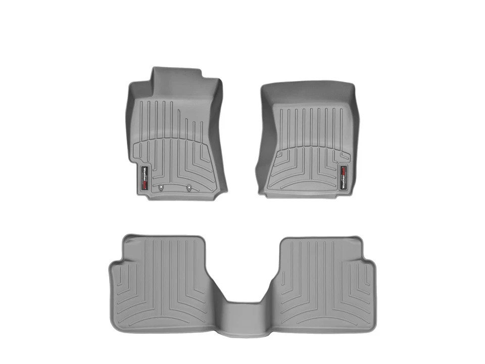 WeatherTech FloorLiner 适用于 2009 - 2013 年 Subaru Forester - 第一排和第二排,灰色 — 第 1/4 张图片
