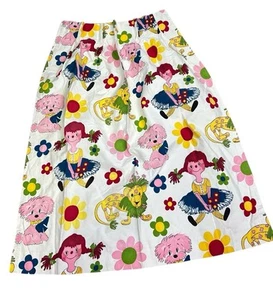 Vintage Flower Power 60s 70s Pippi Calza Lunga Coppia Pannelli Tende Sears 21” da 43” - Foto 1 di 8