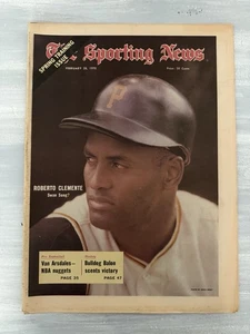 Roberto Clemente Piratas de Pittsburgh LAS NOTICIAS DEPORTIVAS 28/02/1970 - Imagen 1 de 5