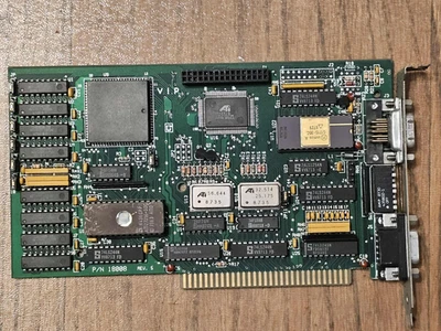Retro Gaming Rare ~ ATi VIP WONDER P/N 1008 8-Bit ISA Video Card EXM5RSVIP1 - Image 1 of 4