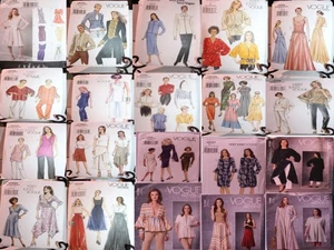 Años 2000 Vogue Patrones de Costura Sin Cortar Tu Elección Vestido Tops Falda Pantalones - Imagen 1 de 66