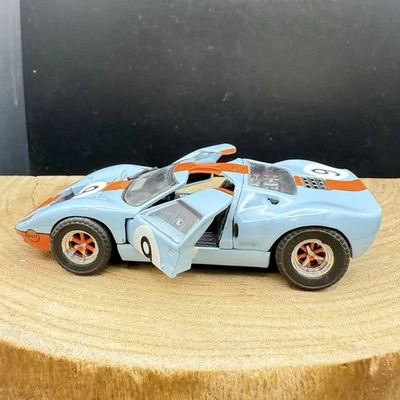 Jouef Evolution Serie Legende Ford GT 40 1:43 Scale Blue & Orange #9 No Box - Image 1 of 4