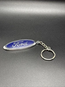 Ford Logo Blue Keychain ‘Pilot Signature Series’ Enamel - Picture 1 of 7
