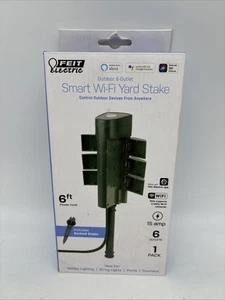 FEIT SPINA ELETTRICA/WIFI/STK/WP Palo da Giardino Smart Wi-Fi da Esterno 6 Uscite - Verde - Foto 1 di 5