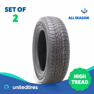 Juego de (2) Bridgestone Dueler H/T 687 - 9.5/32 (11P8U) accionados una vez Foto 1 de 4