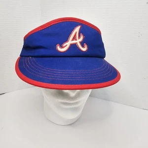 Vintage Atlanta Braves Schirmmütze Kappe blau verstellbar Y2K 90er MLB - Bild 1 von 7