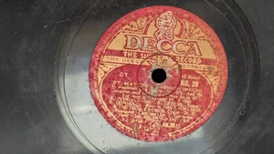 JS BACH St MATTHEW PASSION Final Chorus VG+ England 1948 DECCA AK.2015 R.Jacques - Picture 1 of 11