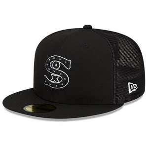 Men's New Era  Black Chicago White Sox 2023 Batting Practice 59FIFTY Fitted Hat - Picture 1 of 6