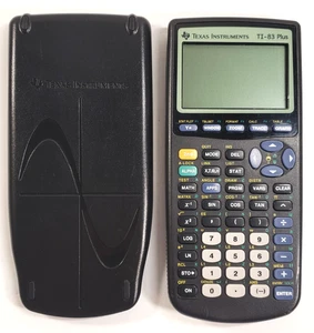 Texas Instruments TI-83 Plus Graphing Calculator with Slide Cover - Working - Picture 1 of 10