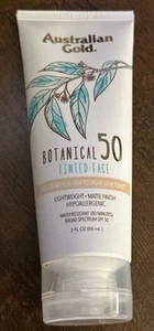 Australian Gold Botanical 50 Tinted Sunscreen, BB Cream, Rich to Deep Skin Tones - Picture 1 of 2