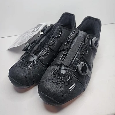 Zapatos de ciclismo Lake MX241-X negros/plateados para hombre talla 11,5 Foto 1 de 4