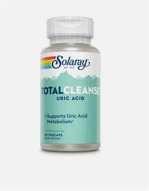 Solaray Total Cleanse - Ácido úrico con cereza ácida y quercetina 60 cápsulas vegetales Foto 1 de 1
