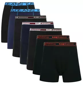 Paquete de Pantalones Cortos Boxer para Hombre Talla Grande 2 y 3 Kam Algodón King Ropa Interior Clásica 2XL-6XL - Imagen 1 de 17