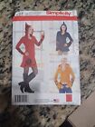 Simplicity 1251 Sewing Pattern Hooded Knit Dress Tunic Top  Sizes 4 -12 UNCUT