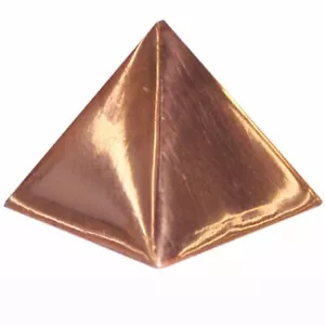 Crystal Wonderland Solid Copper Pyramid 25-30mm Base - Picture 1 of 2