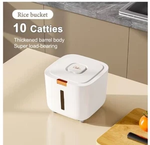 Insect Proof Moisture Proof Rice Box Grain Sealed Jar Kitchen Container 5/10KG - Picture 1 of 7