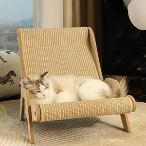 Cat Lounge Chair Pet Furniture Cat Lounge Bed for Indoor Cats Kitty Dog - Picture 1 of 6