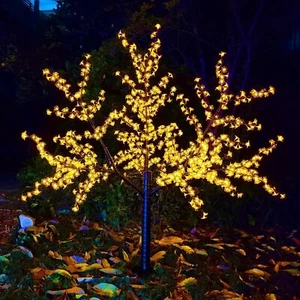 Lighted Cherry Blossom Tree 1188LEDs 6.5ft. Color Yellow -for Indoor and Outdoo - Picture 1 of 6