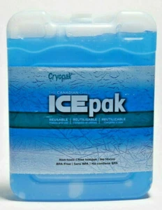 NEW 2X PACK CRYOPAK ICE PAK USE IN INSULATED BAGS AND COOLERS BPA IP200 - Picture 1 of 2