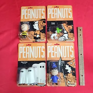 Super7 Set di 4 Charlie Brown Peanuts Halloween La Grande Zucca Set di Figure - Foto 1 di 11