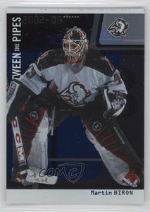 2002-03 ITG Be A Player Between the Pipes Martin Biron #15