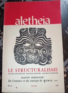 REVUE ALETHEIA NR. 4 1966 LE STRUCTURALISME CLAUDE LEVI STRAUSS ROLAND BARTHES - Bild 1 von 4